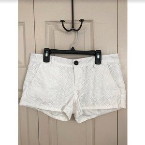Kohl's SO White Crochet Shorts